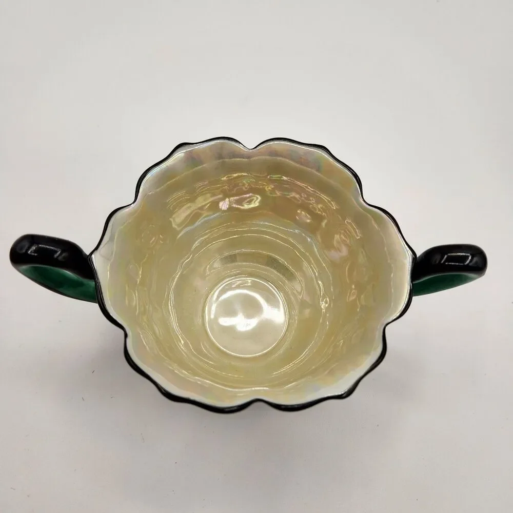 Noritake Sugar Creamer Set Floral  Era 1930-40 M Series Hand Painted Japan MCM